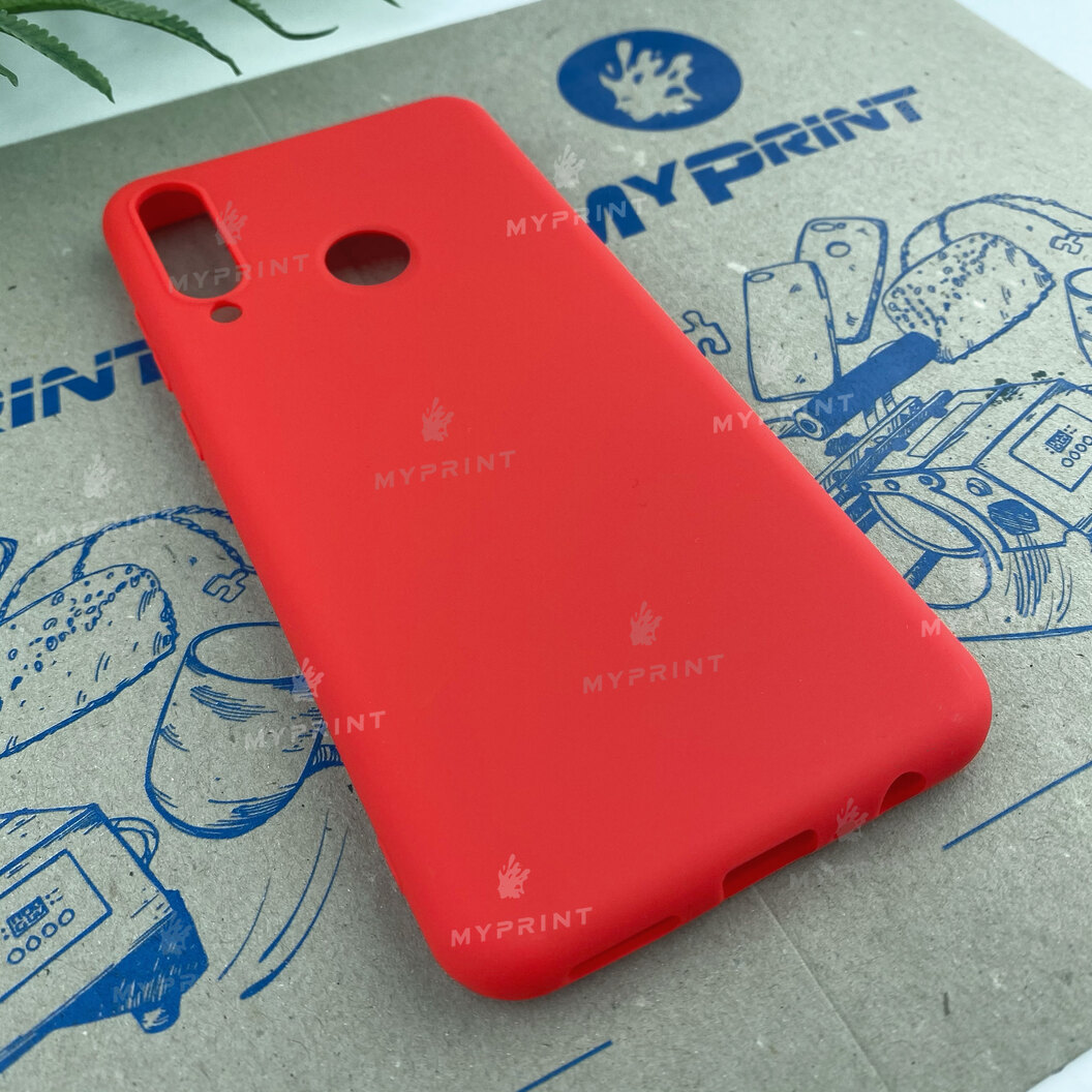 Чохол силіконовий для Huawei Y6p червоний (6602) - фото 2 Чохол силіконовий для Huawei Y6p червоний (6602) - фото 2 - Чохли для УФ друку