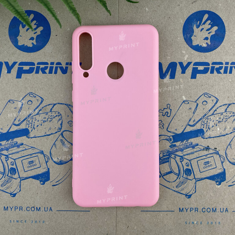 Чохол силіконовий для Huawei Y6p рожевий (6601) 
