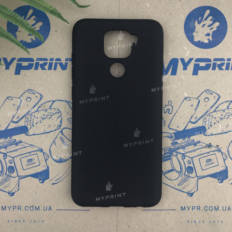 Чохол силіконовий для Xiaomi Redmi Note 9 / Redmi 10X чорний (6467)  Чохол силіконовий для Xiaomi Redmi Note 9 / Redmi 10X чорний (6467)