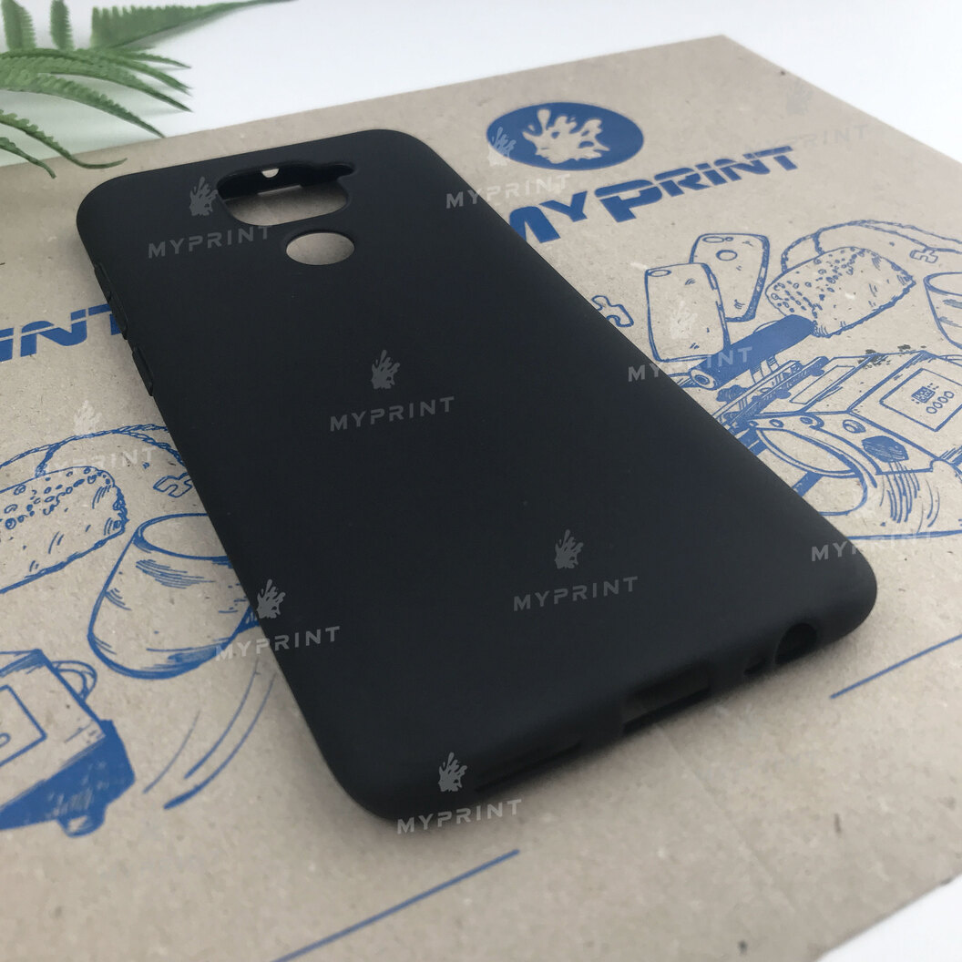 Silicone cover for Xiaomi Redmi Note 9 / Redmi 10X black (6467) - фото 2 Silicone cover for Xiaomi Redmi Note 9 / Redmi 10X black (6467) - фото 2 - Covers for UV printing