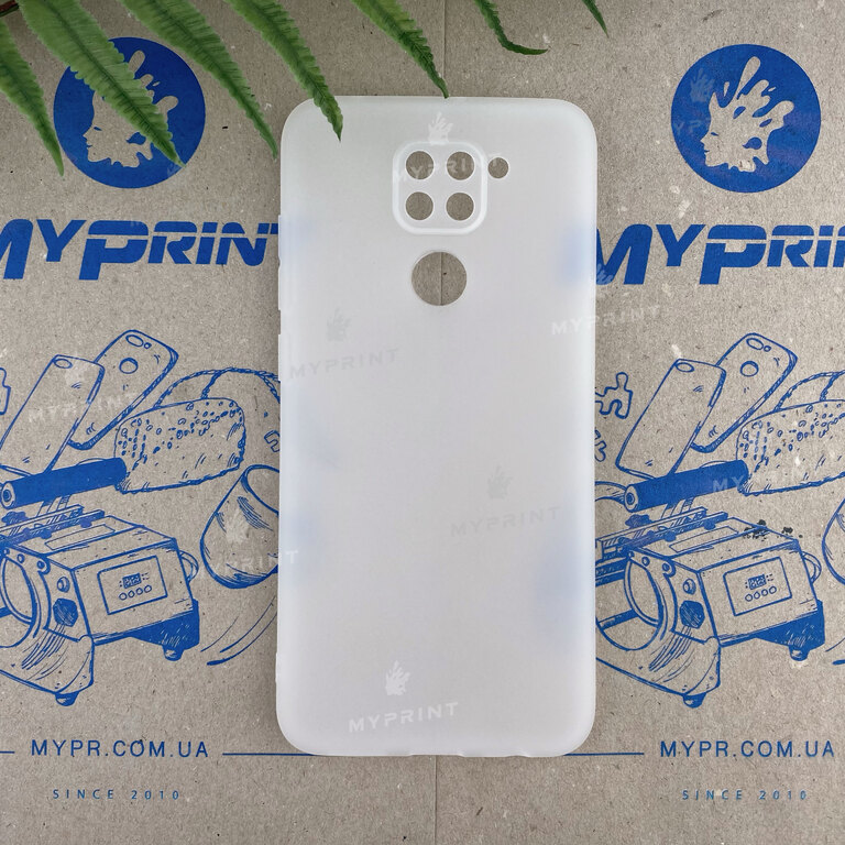 Чохол силіконовий для Xiaomi Redmi Note 9 / Redmi 10X білий (6658) 