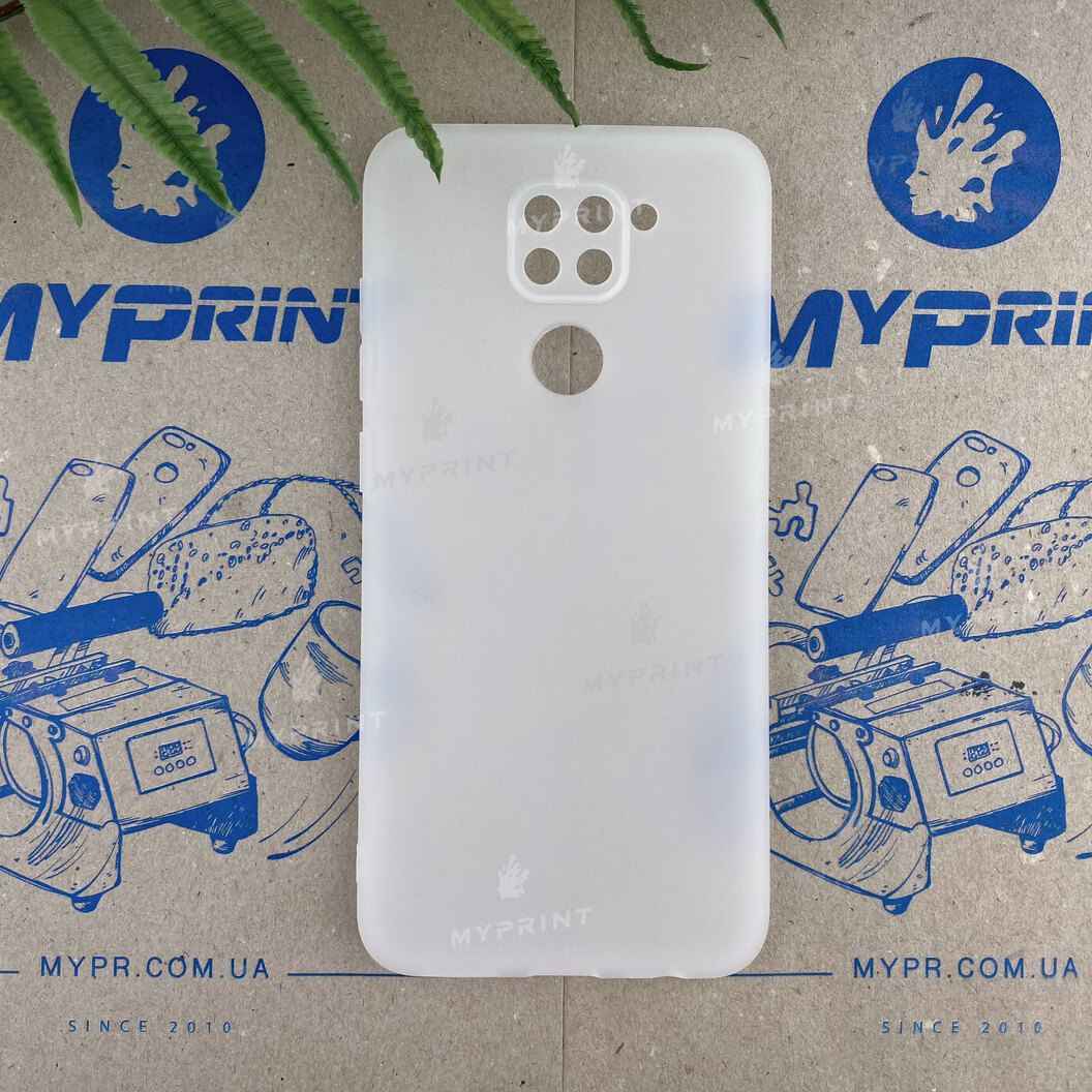 Чохол силіконовий для Xiaomi Redmi Note 9 / Redmi 10X білий (6658) - фото 1 - Чохли для УФ друку