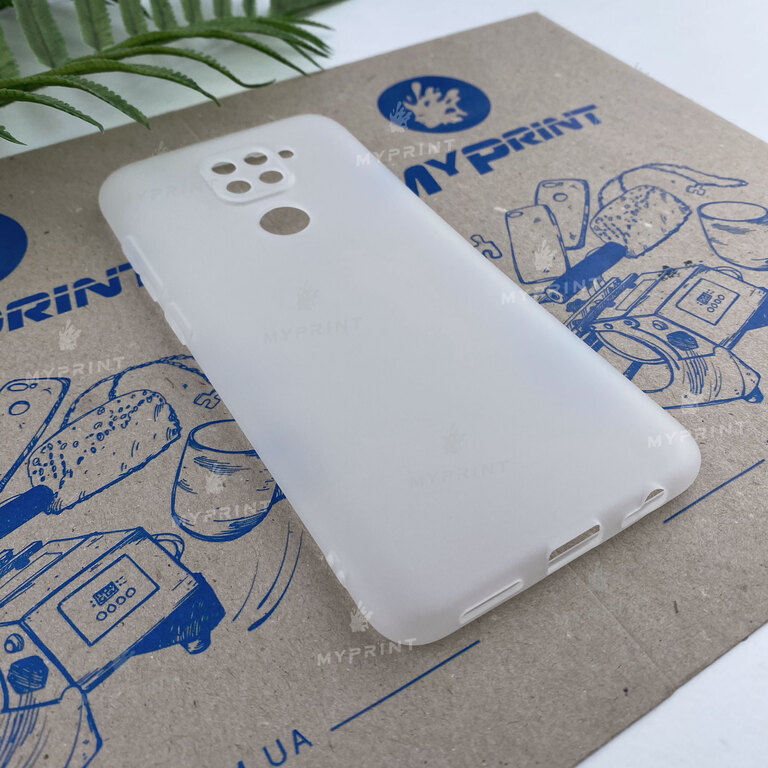 Чохол силіконовий для Xiaomi Redmi Note 9 / Redmi 10X білий (6658) 