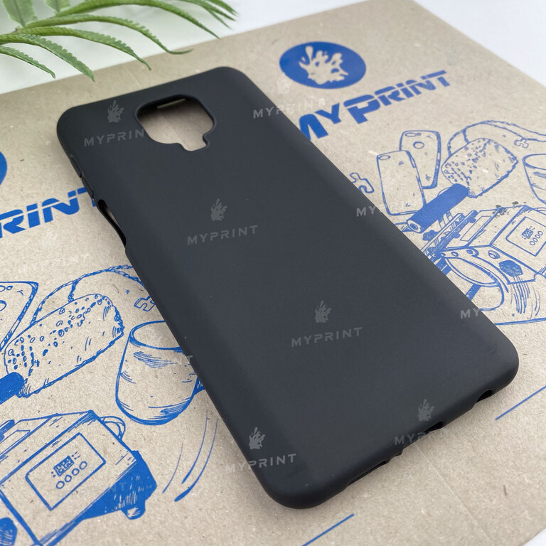 Чохол силіконовий для Xiaomi Redmi Note 9s / Note 9 Pro / Note 9 Pro Max чорний (6469) 