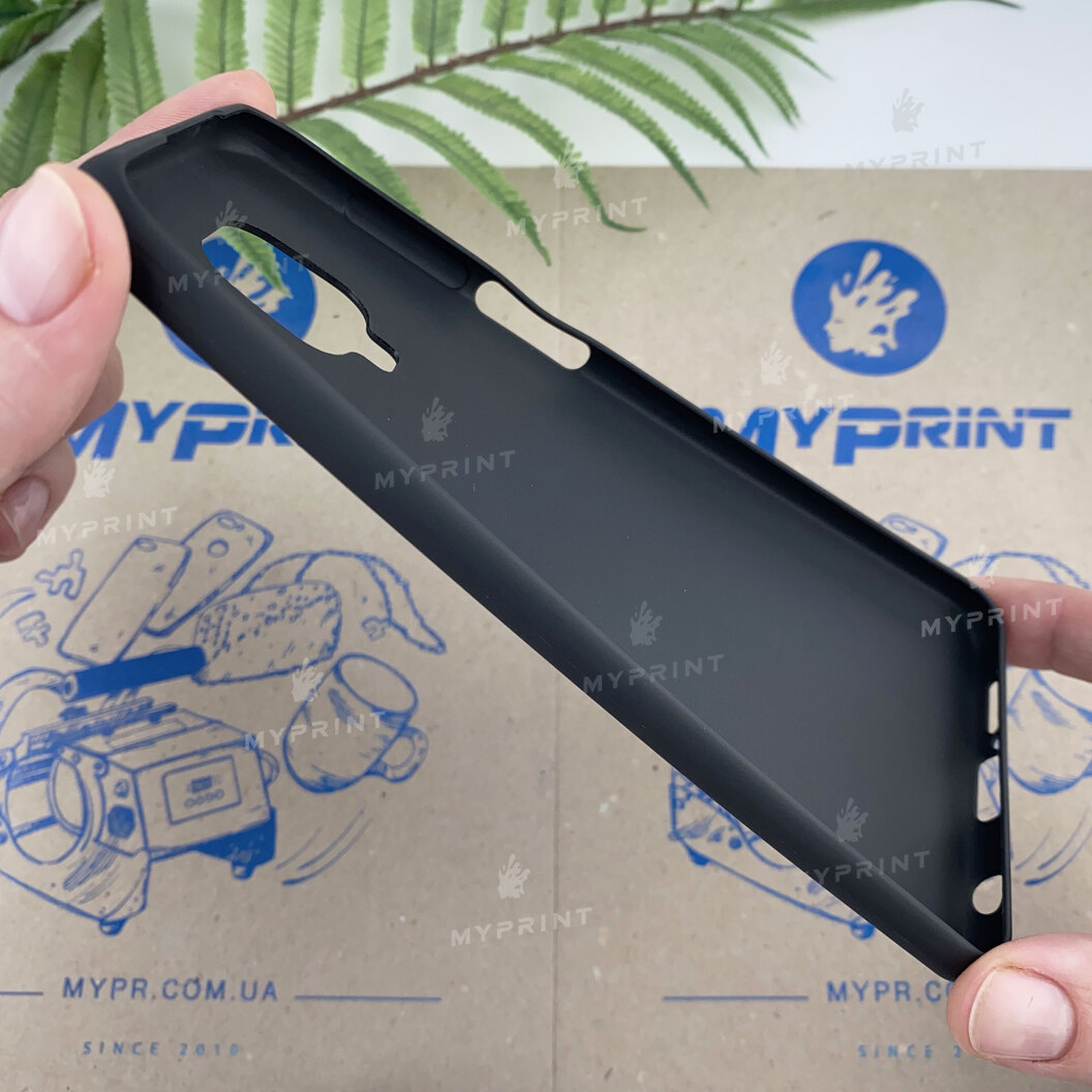 Чохол силіконовий для Xiaomi Redmi Note 9s / Note 9 Pro / Note 9 Pro Max чорний (6469) - фото 3 - Чохли для УФ друку