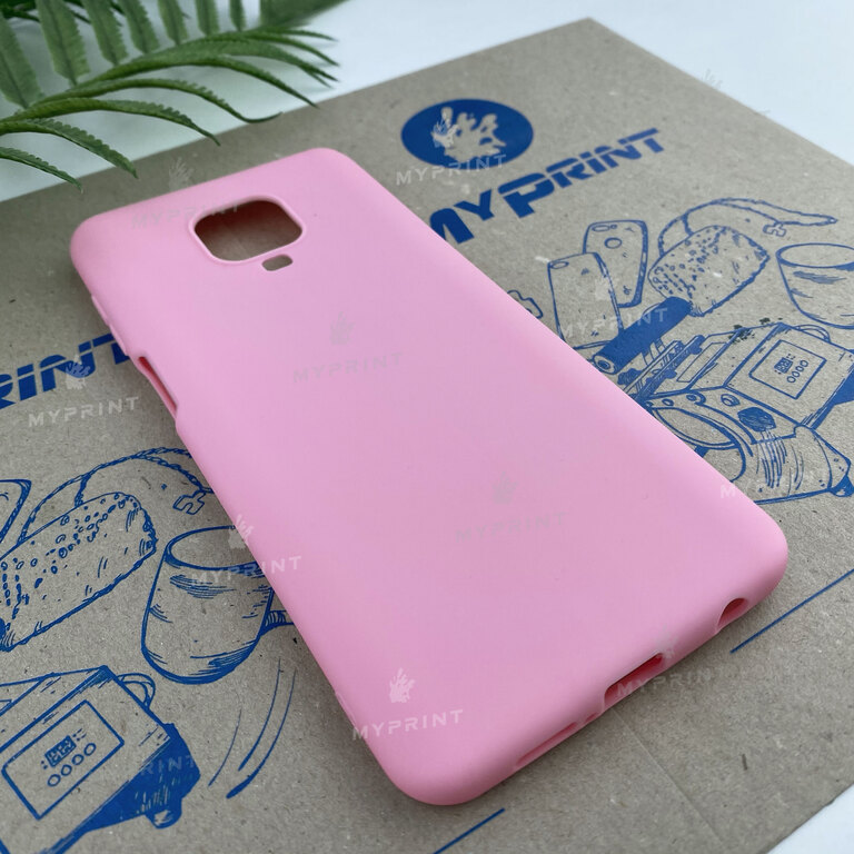 Чохол силіконовий для Xiaomi Redmi Note 9s / Note 9 Pro / Note 9 Pro Max рожевий (6659) 