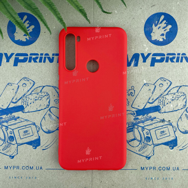 Чохол силіконовий для Xiaomi Redmi Note 8T червоний (6654) 