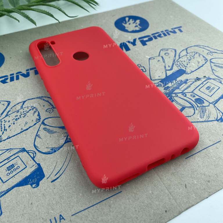 Чохол силіконовий для Xiaomi Redmi Note 8T червоний (6654) 