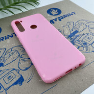 Чохол силіконовий для Xiaomi Redmi Note 8T рожевий (6653) - фото 2 - Чохли для УФ друку