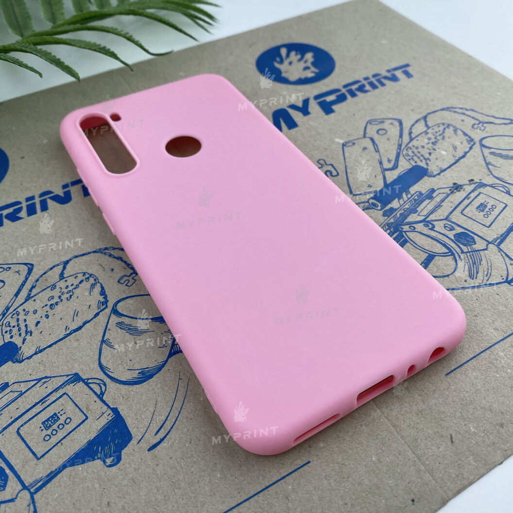 Чохол силіконовий для Xiaomi Redmi Note 8T рожевий (6653) - фото 2 - Чохли для УФ друку