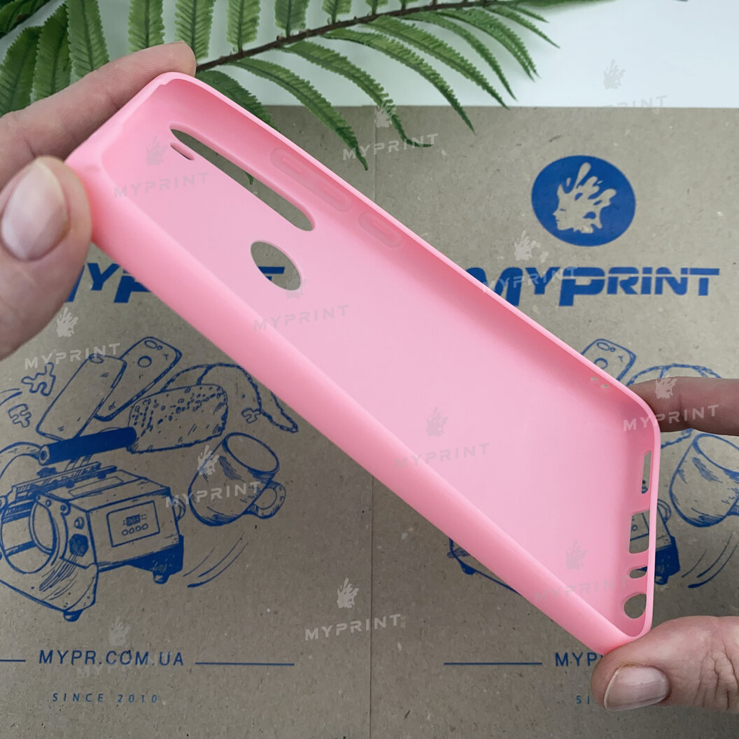 Чохол силіконовий для Xiaomi Redmi Note 8T рожевий (6653) - фото 3 - Чохли для УФ друку
