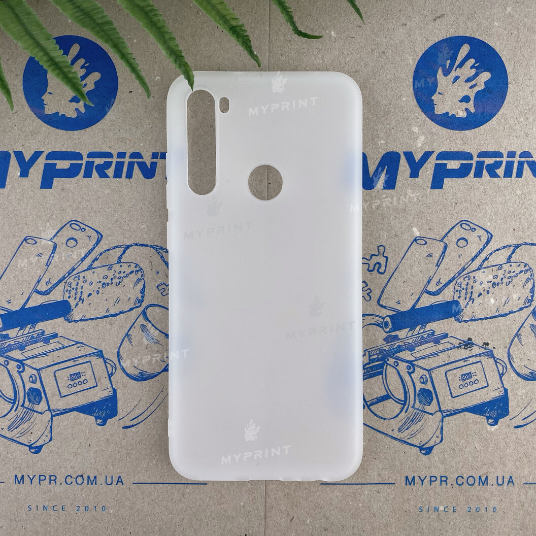 Чохол силіконовий для Xiaomi Redmi Note 8T білий (6655) - фото 2 - Чохли для УФ друку