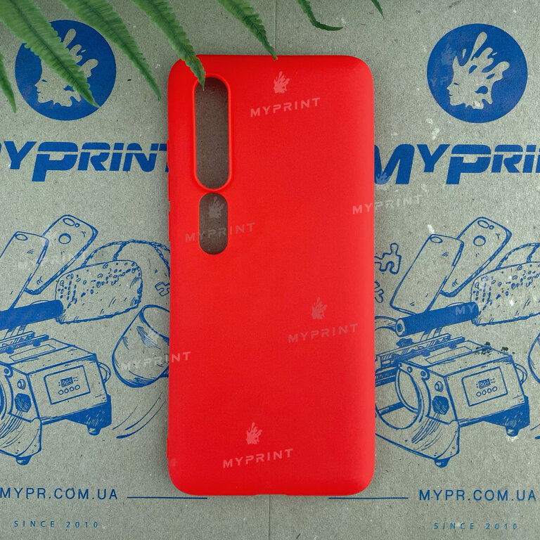 Silicone cover for Xiaomi MI 10 / MI 10 Pro red (6639)  Silicone cover for Xiaomi MI 10 / MI 10 Pro red (6639)