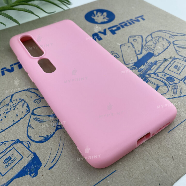 Чохол силіконовий для Xiaomi MI 10 / MI 10 Pro рожевий (6638) 