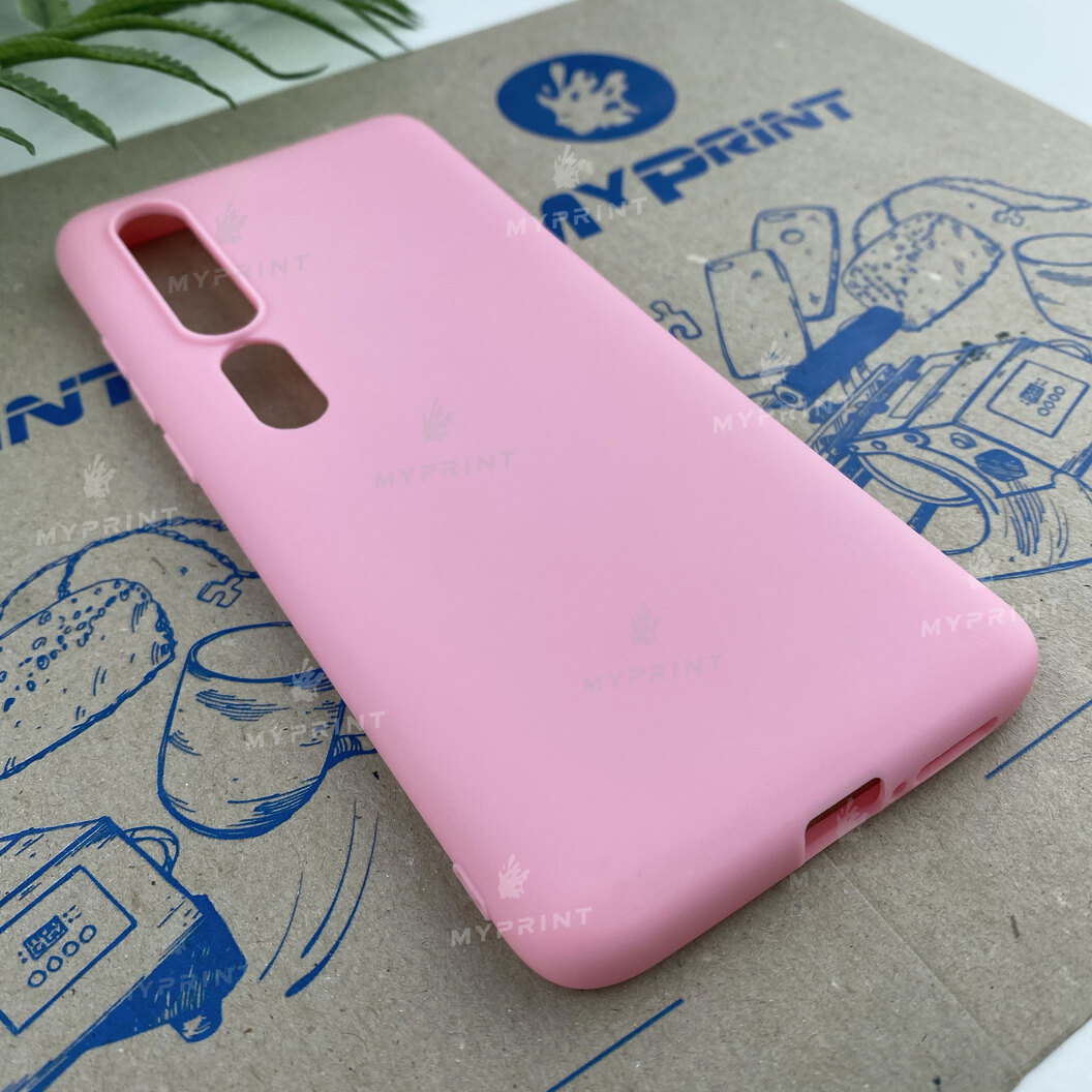 Чохол силіконовий для Xiaomi MI 10 / MI 10 Pro рожевий (6638) - фото 2 - Чохли для УФ друку