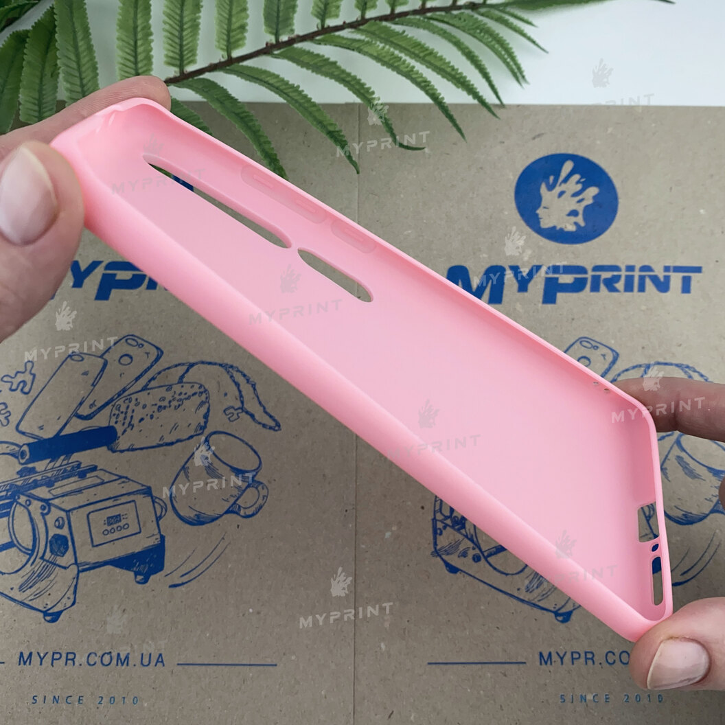 Чохол силіконовий для Xiaomi MI 10 / MI 10 Pro рожевий (6638) - фото 3 - Чохли для УФ друку