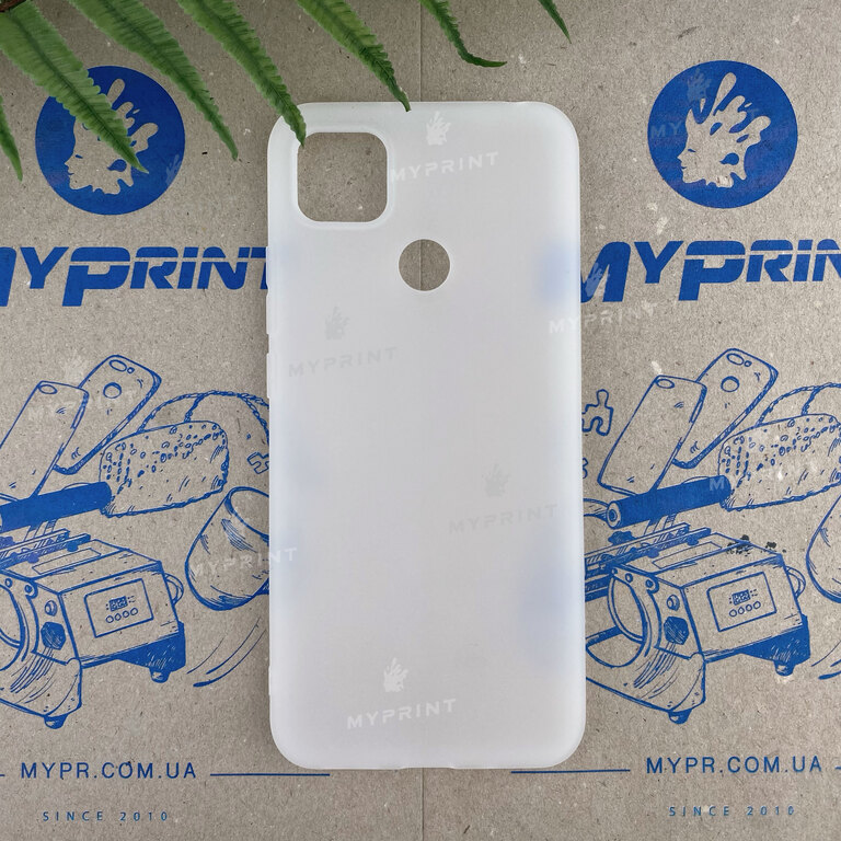 Silicone cover for Xiaomi Redmi 9s white (6652) 