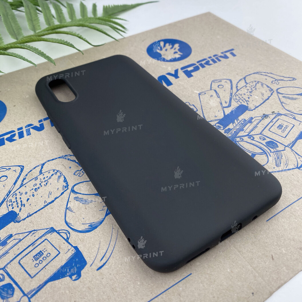 Чохол силіконовий для Xiaomi Redmi 9a чорний (6644) - фото 2 Чохол силіконовий для Xiaomi Redmi 9a чорний (6644) - фото 2 - Чохли для УФ друку