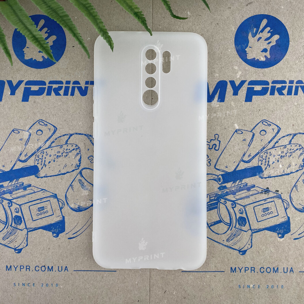 Чохол силіконовий для Xiaomi Redmi 9 білий (6642) - фото 1 - Чохли для УФ друку