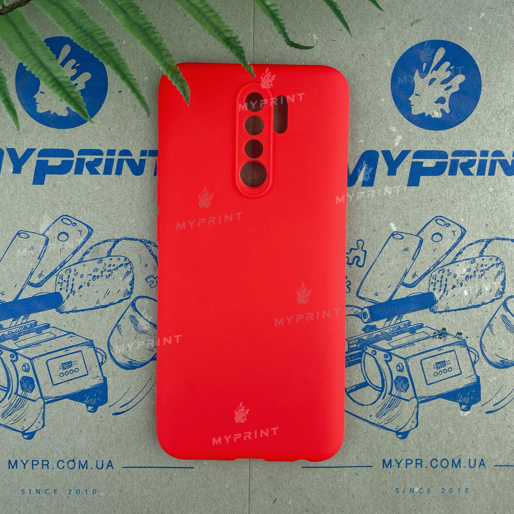 Чохол силіконовий для Xiaomi Redmi 9 червоний (6641) - фото 1 Чохол силіконовий для Xiaomi Redmi 9 червоний (6641) - фото 1 - Чохли для УФ друку