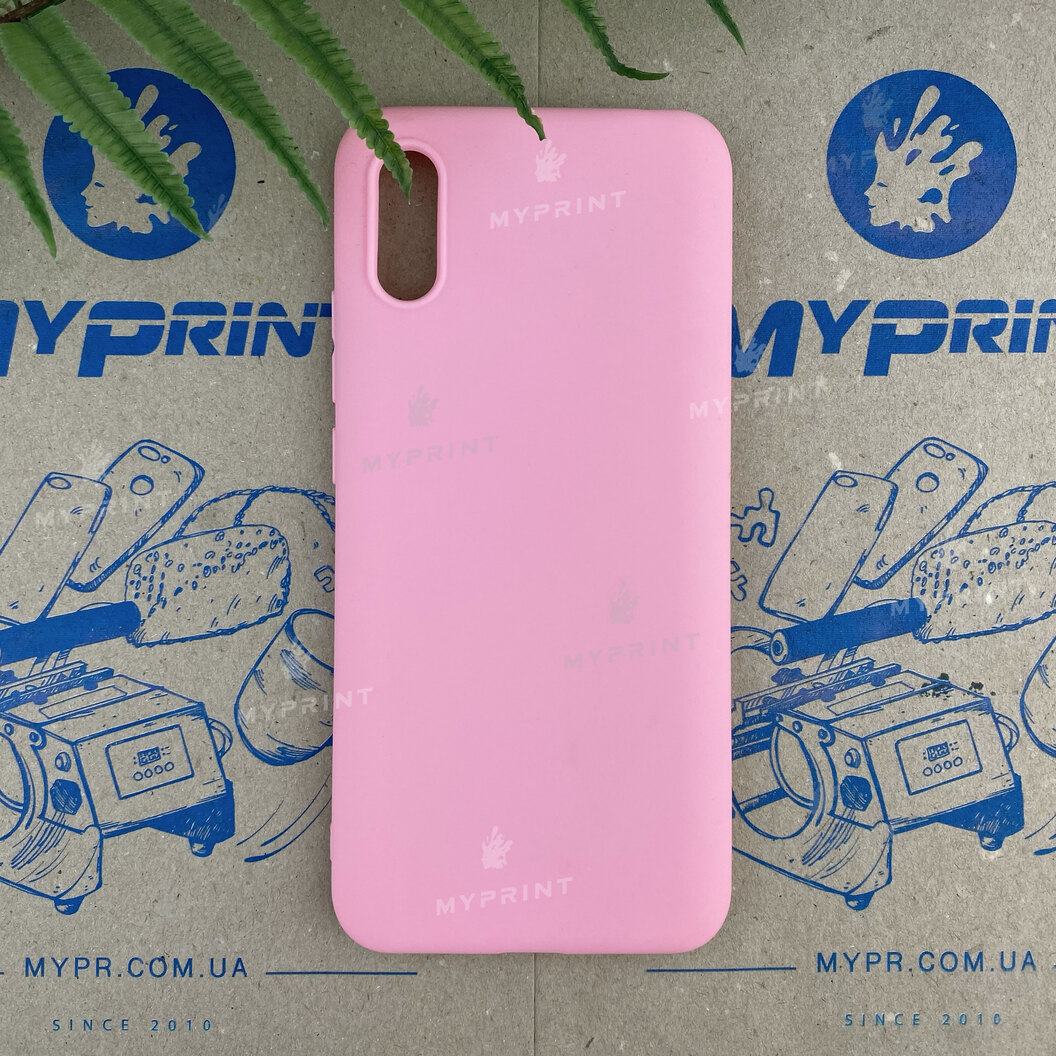 Чохол силіконовий для Xiaomi Redmi 9a рожевий (6645) - фото 1 Чохол силіконовий для Xiaomi Redmi 9a рожевий (6645) - фото 1 - Чохли для УФ друку