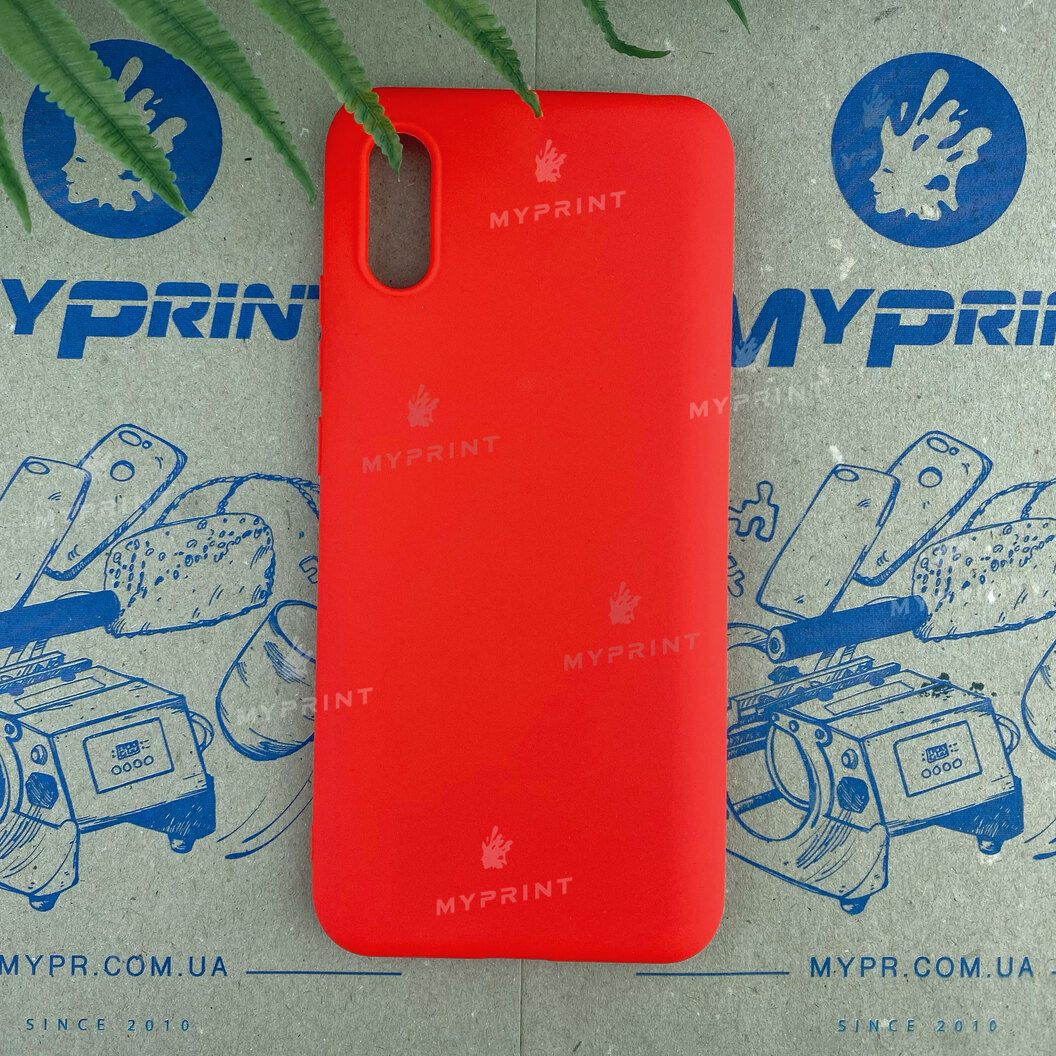 Чохол силіконовий для Xiaomi Redmi 9a червоний (6646) - фото 1 Чохол силіконовий для Xiaomi Redmi 9a червоний (6646) - фото 1 - Чохли для УФ друку