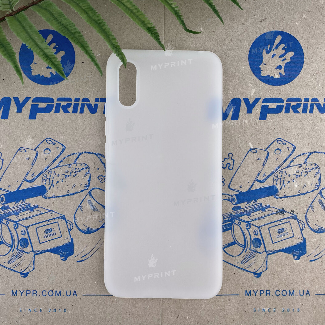 Чохол силіконовий для Xiaomi Redmi 9a білий (6647) - фото 1 - Чохли для УФ друку