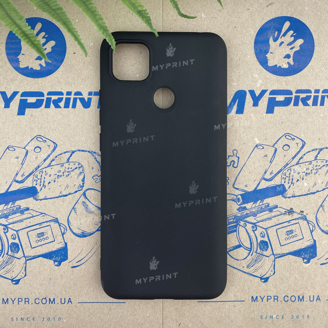 Чохол силіконовий для Xiaomi Redmi 9с чорний (6649) - фото 1 - Чохли для УФ друку
