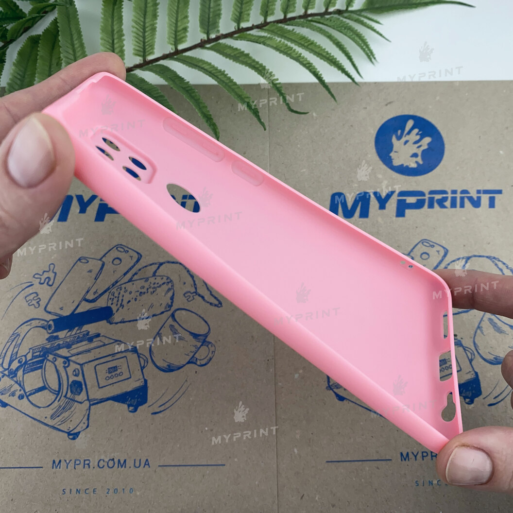 Чохол силіконовий для Xiaomi Redmi Note 9 / Redmi 10X рожевий (6656) - фото 3 - Чохли для УФ друку