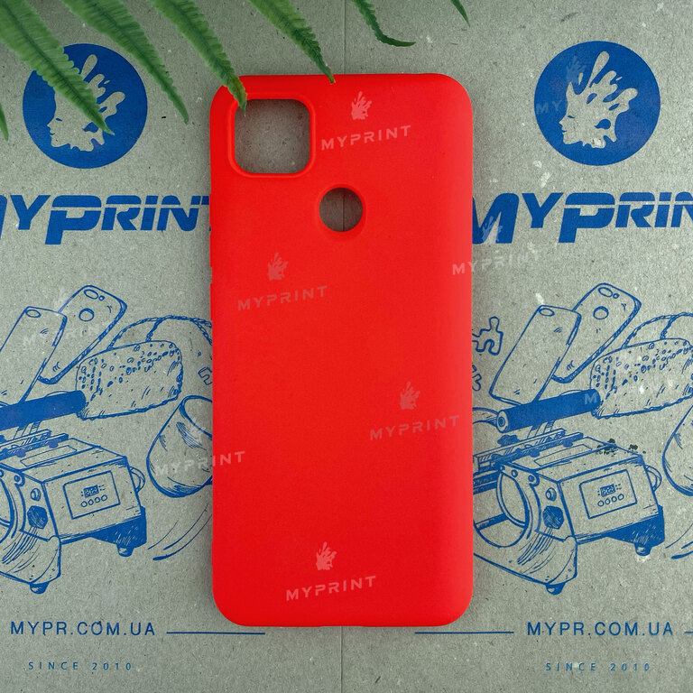Чохол силіконовий для Xiaomi Redmi 9с червоний (6650) 