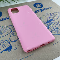 Чохол силіконовий для Samsung Note 10 Lite рожевий (6631) - фото 2 - Чохли для УФ друку