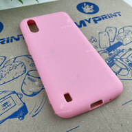 Чохол силіконовий для Samsung A01 / M01 рожевий (6688) - фото 2 - Чохли для УФ друку