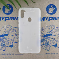 Silicone case for Samsung A11 / M11 white (6582) - фото 1 Silicone case for Samsung A11 / M11 white (6582) - фото 1 - Covers for UV printing