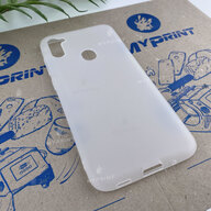 Silicone case for Samsung A11 / M11 white (6582) - фото 2 Silicone case for Samsung A11 / M11 white (6582) - фото 2 - Covers for UV printing