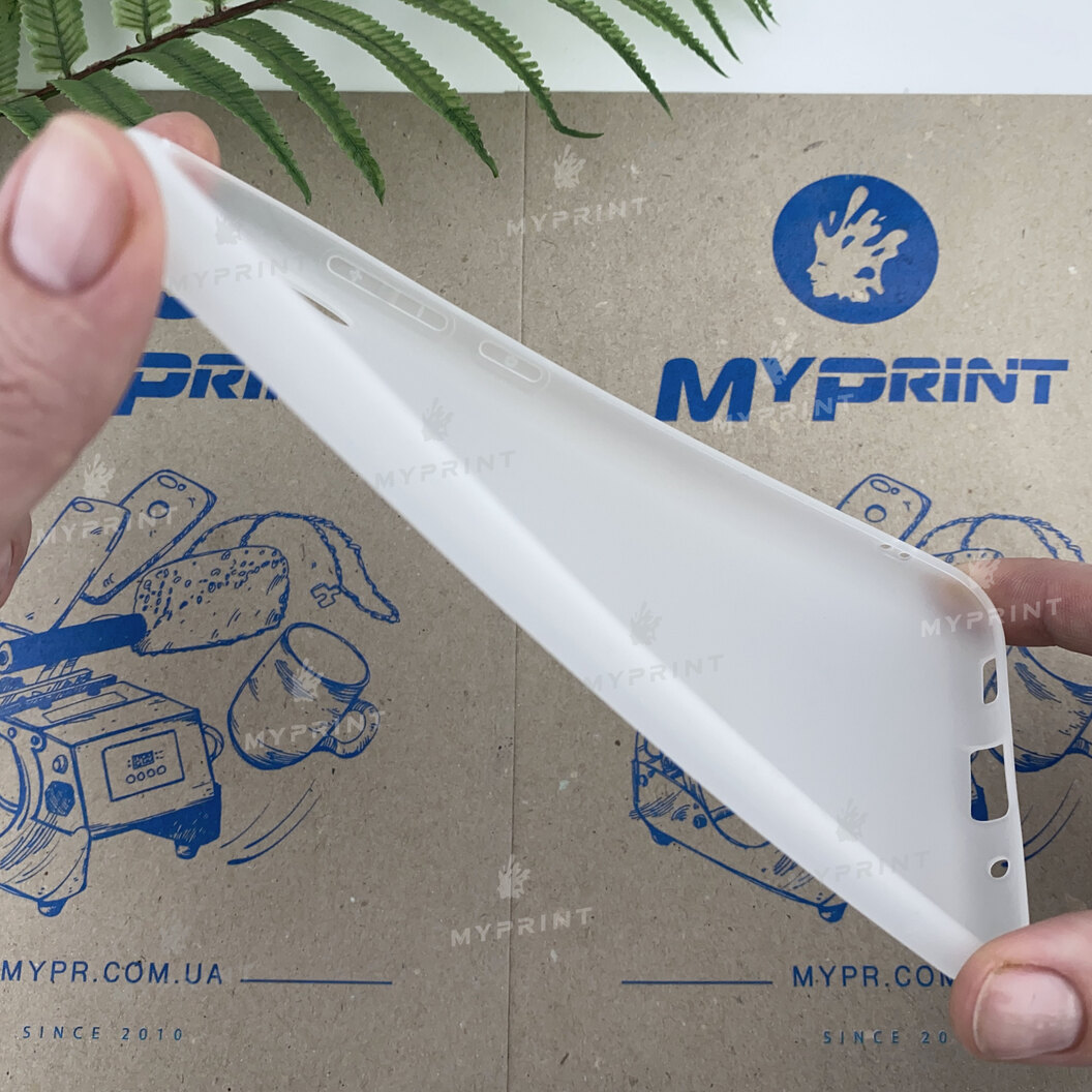 Silicone case for Samsung A11 / M11 white (6582) - фото 3 Silicone case for Samsung A11 / M11 white (6582) - фото 3 - Covers for UV printing