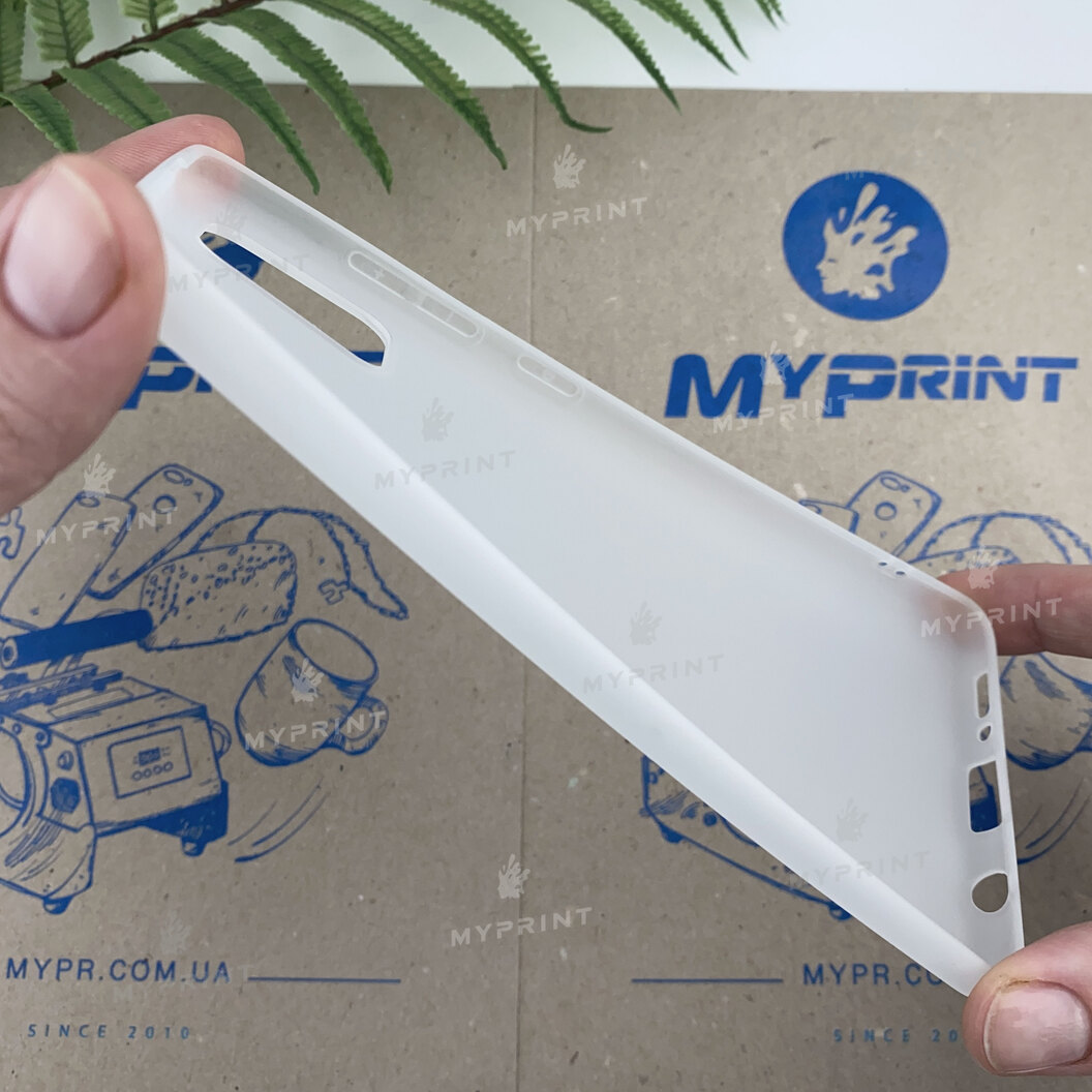 Чохол силіконовий для Samsung A51 білий (6619) - фото 3 - Чохли для УФ друку