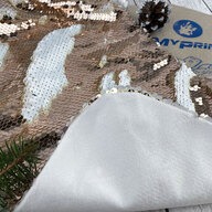 Чобіток новорічний для подарунків з паєтками для сублімації шампань (6948) - фото 4 Чобіток новорічний для подарунків з паєтками для сублімації шампань (6948) - фото 4 - Заготовки для сублімації
