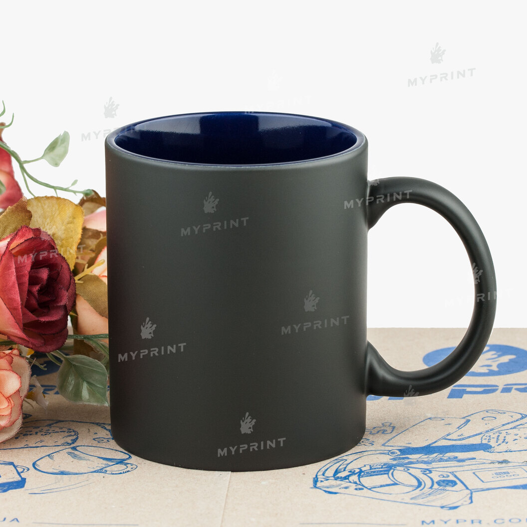Кружка для сублимации хамелеон матовая внутри темно-синяя 11 Oz (330 мл) (6840) - фото 3 Кружка для сублимации хамелеон матовая внутри темно-синяя 11 Oz (330 мл) (6840) - фото 3 - Заготовки для сублимации