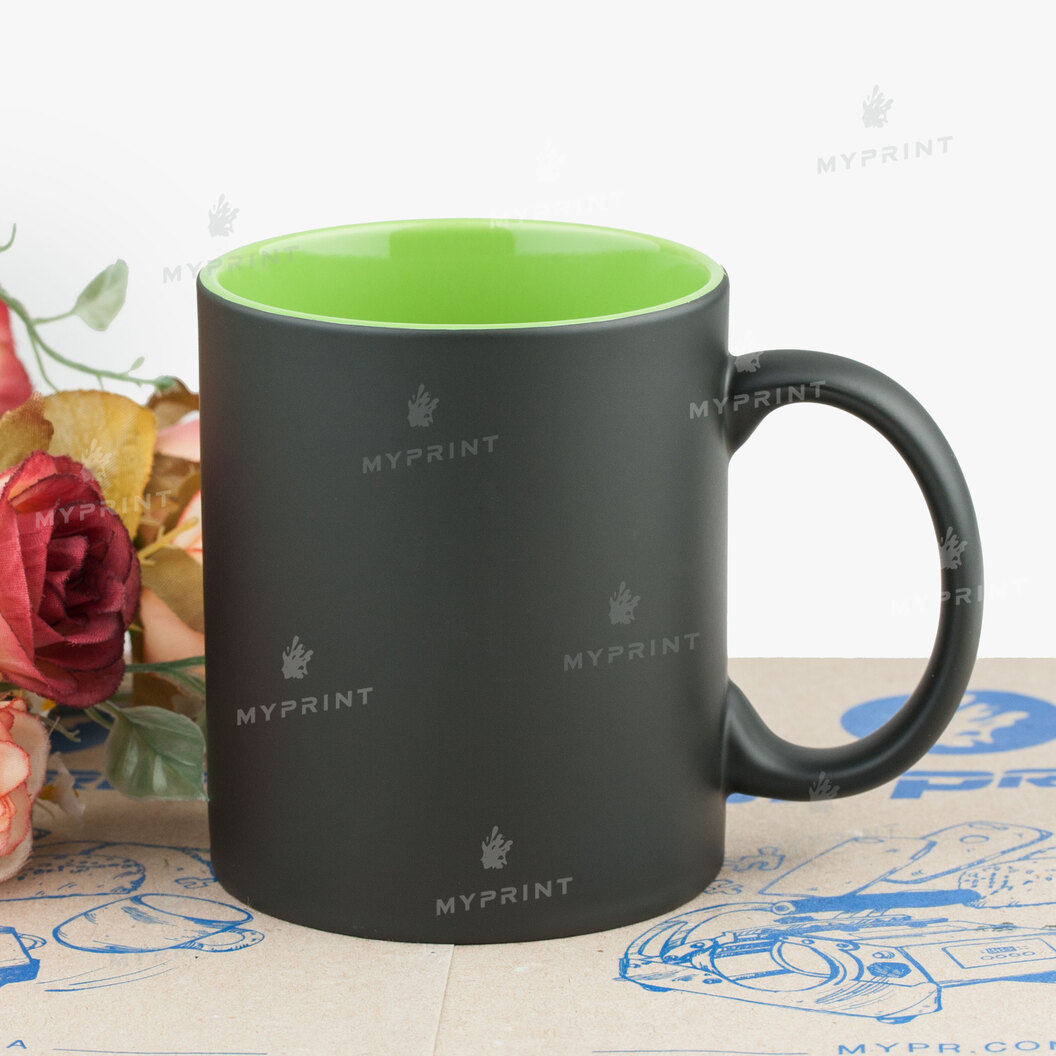 Кружка для сублимации хамелеон матовая внутри салатовая 11 Oz (330 мл) (6842) - фото 3 Кружка для сублимации хамелеон матовая внутри салатовая 11 Oz (330 мл) (6842) - фото 3 - Заготовки для сублимации