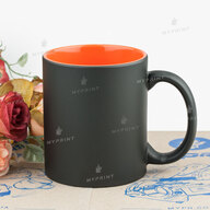 Кружка для сублимации хамелеон матовая внутри оранжевая 11 Oz (330 мл) (6843) - фото 3 Кружка для сублимации хамелеон матовая внутри оранжевая 11 Oz (330 мл) (6843) - фото 3 - Заготовки для сублимации