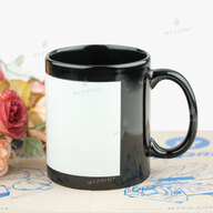 Sublimation Mug Fluorescent with Printable Area Black 11 Oz (330 ml) (6847) - фото 3 Sublimation Mug Fluorescent with Printable Area Black 11 Oz (330 ml) (6847) - фото 3 - Blanks for sublimation
