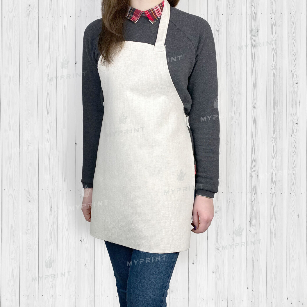 Фартук для сублимации льняной детский (6923) - фото 1 - Заготовки для сублимации