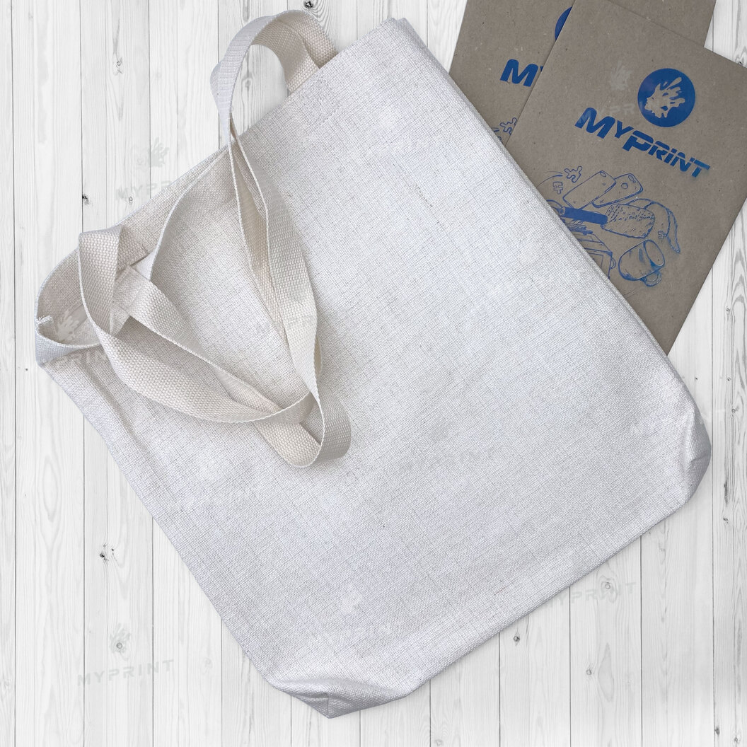 Linen sublimation bag 36*39 cm (6926) - фото 1 Linen sublimation bag 36*39 cm (6926) - фото 1 - Blanks for sublimation