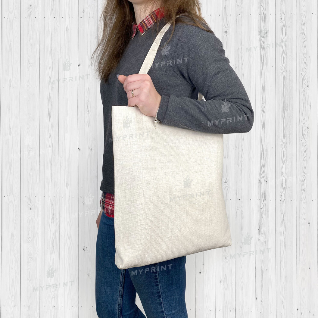 Linen sublimation bag 36*39 cm (6926) - фото 3 Linen sublimation bag 36*39 cm (6926) - фото 3 - Blanks for sublimation