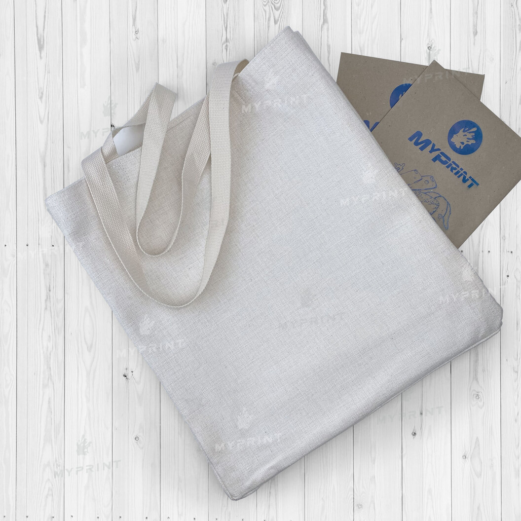 Сумка для сублимации вертикальная с дном льняная 38*48 см (6927) - фото 1 Сумка для сублимации вертикальная с дном льняная 38*48 см (6927) - фото 1 - Заготовки для сублимации