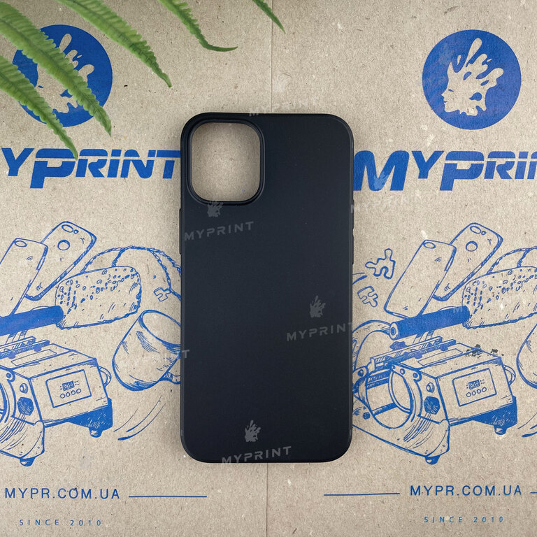 Чохол силіконовий для iPhone 12 Mini чорний (6799) 