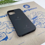 Чохол силіконовий для iPhone 12 Mini чорний (6799) - фото 2 - Чохли для УФ друку