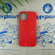 Чохол силіконовий для iPhone 12 Mini червоний (6804) - фото 1 - Чохли для УФ друку