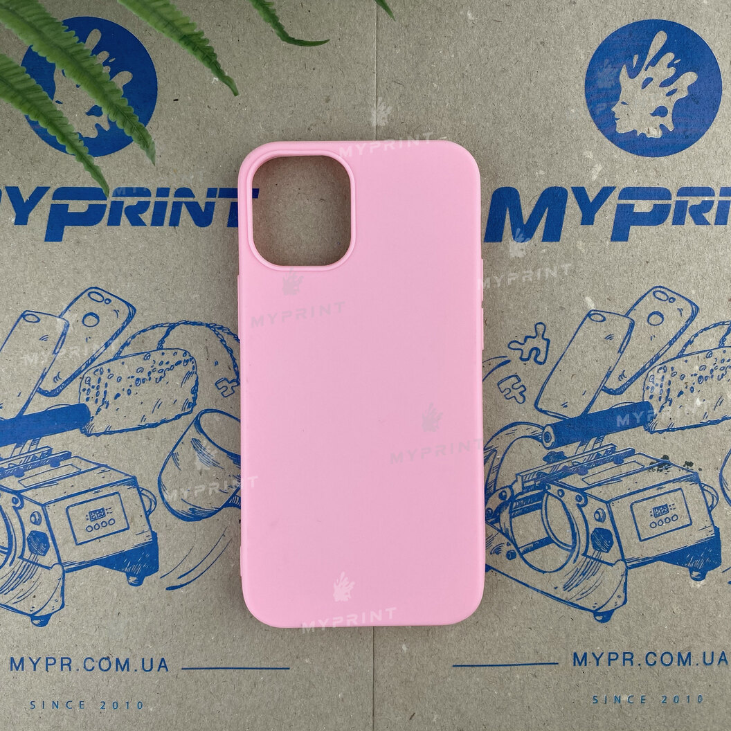 Чохол силіконовий для iPhone 12 Mini рожевий (6806) - фото 1 Чохол силіконовий для iPhone 12 Mini рожевий (6806) - фото 1 - Чохли для УФ друку
