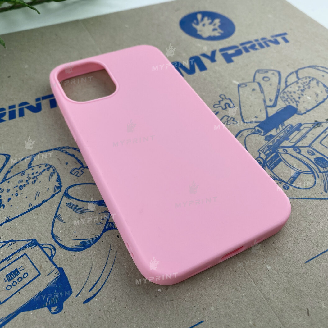Чохол силіконовий для iPhone 12 Mini рожевий (6806) - фото 2 Чохол силіконовий для iPhone 12 Mini рожевий (6806) - фото 2 - Чохли для УФ друку